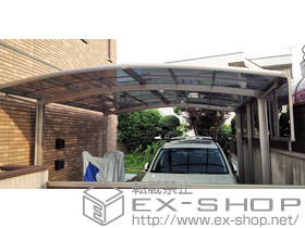 のカーポート カーブポートシグマIII ワイド 積雪〜20cm対応 施工例