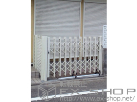 のカーゲート アルシャインII MW型 Aタイプ センターレール片開き 210S 施工例