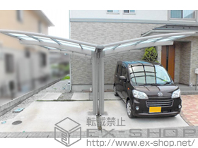 のカーポート カーブポートシグマIII Y合掌 積雪〜20cm対応 施工例