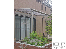 のテラス屋根 ヴェクターテラス F型 テラスタイプ 単体 積雪〜20cm対応 施工例