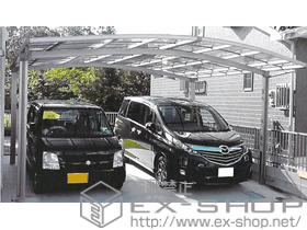 のカーポート カーブポートシグマIII ワイド 積雪〜20cm対応 施工例