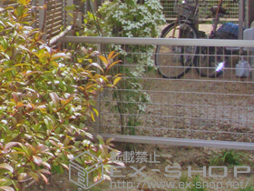 のフェンス・柵 アルメッシュフェンス1型 フリーポールタイプ 施工例