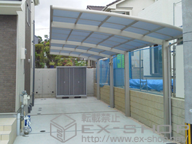 のカーポート レイナポートグラン 縦連棟　積雪〜20cm対応 施工例