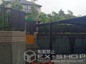 のフェンス・柵 シャレオR2型フェンス フリーポールタイプ 施工例