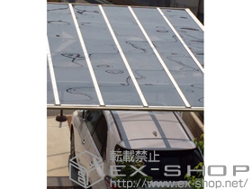 のカーポート アーキデュオ ワイド 積雪〜20cm対応+竪樋カバー 2本入 施工例