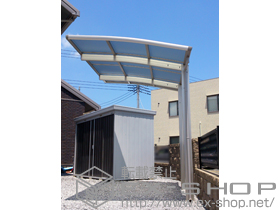 のサイクルポート・駐輪場 レイナポートグランミニ 積雪〜20cm対応 施工例