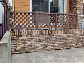 のフェンス・柵 リウッドフェンス2型 間仕切りタイプ 施工例