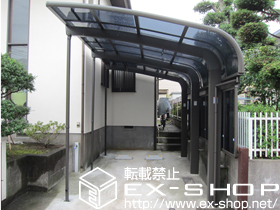 のカーポート テールポートシグマIII 1500 積雪〜50cm対応＋オプション＋サイドパネル 施工例