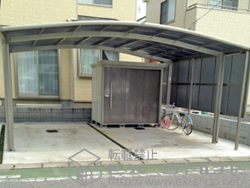 のカーポート カーブポートシグマIII ワイド 積雪〜20cm対応 施工例