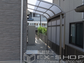 のストックヤード サンクストックヤード R型 パネルタイプ スクリーン仕様 積雪〜20cm対応 施工例