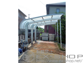 のカーポート テールポートシグマIII 1500 積雪〜50cm対応＋収納式サポート柱 1本入り 施工例