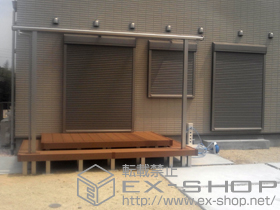 のテラス屋根 ヴェクターテラス F型 テラスタイプ 単体 積雪〜20cm対応 施工例