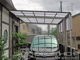 のカーポート アーキフィットプラス 積雪〜20cm対応+サイドパネルQ 施工例