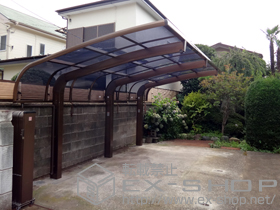 のカーポート テールポートシグマIII 1500 積雪〜50cm対応＋着脱式サポート(補助柱)(1本入り) 施工例