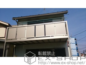 のバルコニー バルコニー BC-X型 パネル格子 単体 柱建て式 施工例