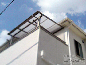 のバルコニー・ベランダ屋根 パワーアルファ F型 屋根タイプ 単体 積雪〜30cm対応 施工例