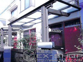 のテラス屋根 アーキフィット ミニ 独立テラスタイプ 積雪〜20cm対応 施工例