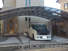 のカーポート リベルポートシグマIII 1500 3台用 積雪〜50cm対応 施工例