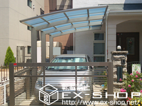 のカーポート レイナポートグラン50　積雪〜50cm対応＋着脱式サポート柱　標準・ハイルーフ兼用　3本入り 施工例