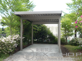 のカーポート テリオスポートIII 3000 角柱4本仕様 積雪〜100cm対応 施工例