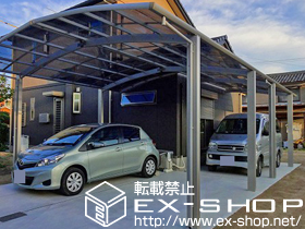 のカーポート レイナポートグラン 縦連棟　積雪〜20cm対応 施工例