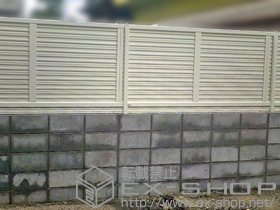 のフェンス・柵 レスティナフェンス7型 自由柱 施工例