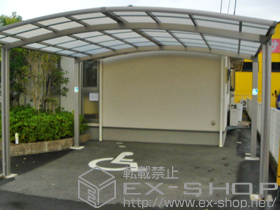 のカーポート カーブポートシグマIII ワイド 積雪〜20cm対応 施工例