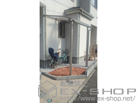 のテラス屋根 プレシオステラス R型 テラスタイプ 単体 積雪〜20cm対応 施工例