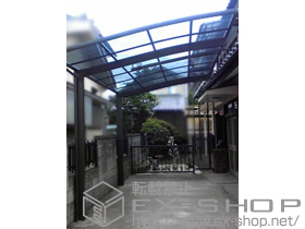 のカーポート カーブポートシグマIII 積雪〜20cm対応+収納式サポート柱 1本入り 施工例