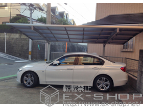 のカーポート カーブポートシグマIII 積雪〜20cm対応 施工例