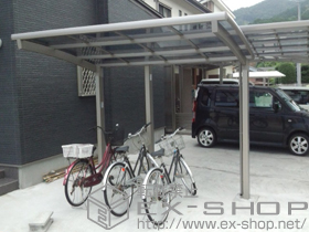 のサイクルポート・駐輪場 カーブポートシグマIII ミニ 積雪〜20cm対応 施工例
