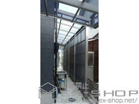 のストックヤード フリーヤード 前面囲い納まり 積雪〜20cm対応　 施工例