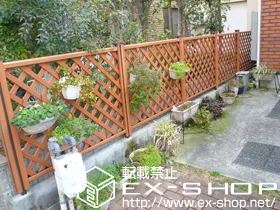 LIXIL ���N�V��(TOEX)�̃t�F���X �X�e�C�E�b�h�t�F���XM1�^ �{�H��