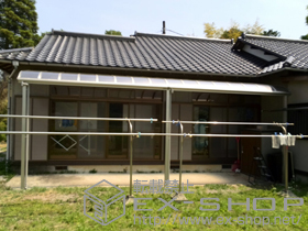 のテラス屋根 ヴェクターテラス R型 積雪50cm対応 テラスタイプ 連棟 施工例