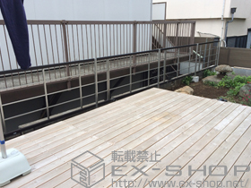のフェンス・柵 ルアシスフェンスH05型 自由柱 施工例