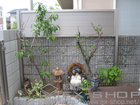 のフェンス・柵 ライシスフェンス5型 56角柱使用 施工例