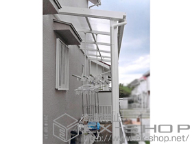 のストックヤード フリーヤード　オープンタイプ 積雪〜20cm対応＋物干しセット 標準 2本入り 施工例