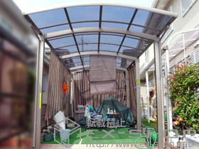 のカーポート カルエードシグマIII 1500 積雪〜50cm対応 施工例