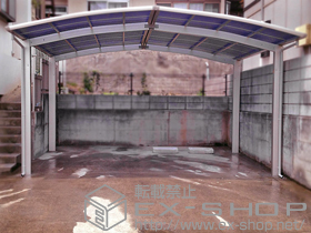 のカーポート プレシオスポート M合掌 積雪〜20cm対応 施工例