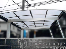 のカーポート キューブポート 耐積雪・耐風圧強度仕様 積雪〜30cm対応 施工例