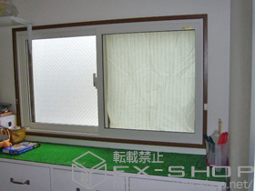 の二重窓（内窓） インプラス(ダストバリア)引き違い窓2枚建て 施工例