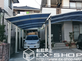 のカーポート プレシオスポート 縦連棟 積雪〜20cm対応 施工例