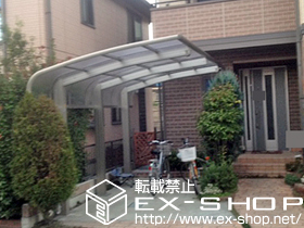 のカーポート レイナキャップポートグラン50　積雪〜50cm対応＋着脱式サポート 標準・ハイルーフ兼用 3本入り×1 施工例