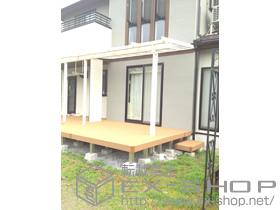 のテラス屋根 ナチュレ Nn型 標準納まり 1500タイプ 積雪〜50cm対応 施工例