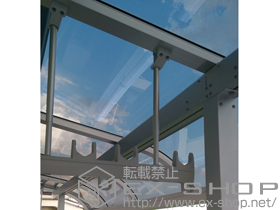 のバルコニー・ベランダ屋根 ライザーテラスII R型 屋根タイプ 連棟 積雪〜20cm対応 施工例