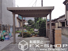 のカーポート テリオスポートIII 3000 角柱4本 積雪〜100cm対応 施工例