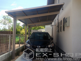 のカーポート レークポートシグマIII 延長 積雪〜20cm対応 施工例