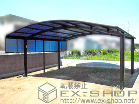 のカーポート レイナツインポートグランZ　積雪〜20cm対応+サイドパネル 施工例