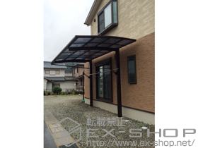 のカーポート レイナポートREグラン 前下がり 積雪〜20cm対応+水平式物干し(カーポート柱用) 施工例