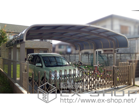 のカーポート テールポートシグマIII 1500 ワイド 積雪〜50cm対応 施工例